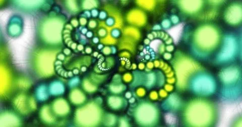 Computer generated image of mystic lights and shapes Computer generated im... Stock-Fotos