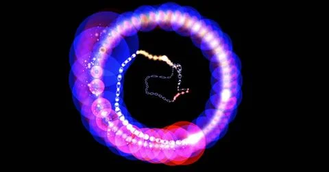 Computer generated image of mystic lights and shapes Computer generated im... Stock-Fotos