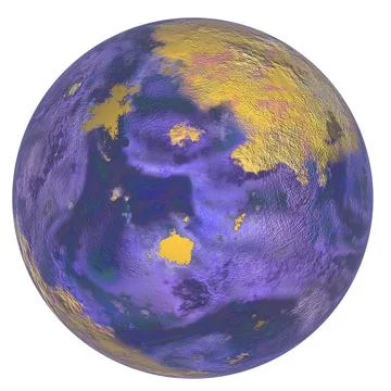 Computer generated image of the planet Mercury Stock Photos