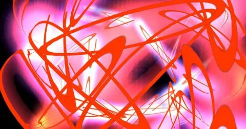 Computer generated image of psychedelic circles Computer generated image o... Stock-Fotos