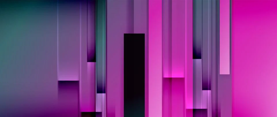A computer generated image of a purple and pink abstract background Stock Illustration