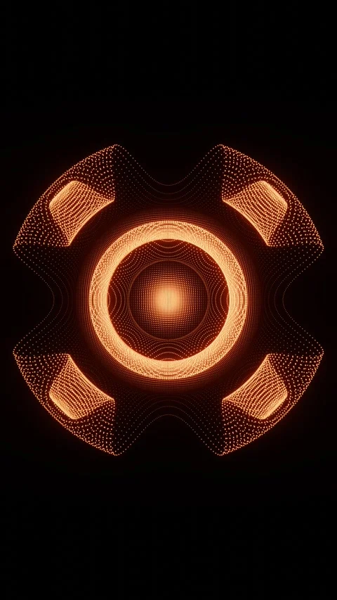 A computer generated image of a spiral Stock Footage 309928727