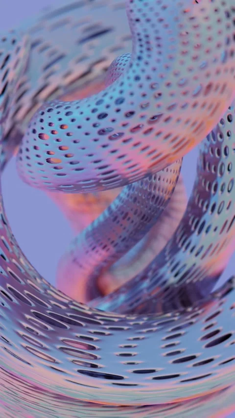 A computer generated image of a spirally pattern Stock Footage 309924719