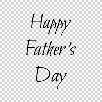 Computer generated image of stylish Happy Fathers day Illustrazione stock