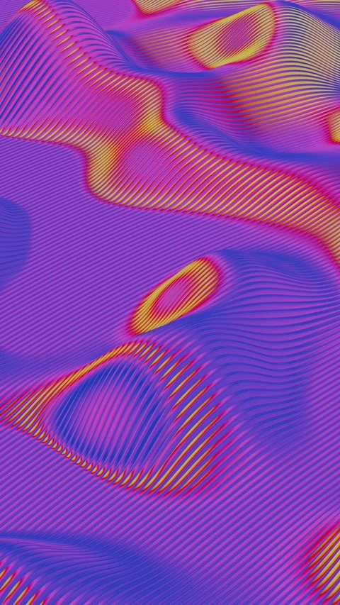 A computer generated image of a wave Stock Footage 309950364