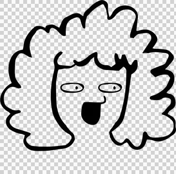 Computer generated image of woman face Foto stock