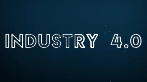 Computer generated, Industry 4.0 technology animation Stock Footage 105406529