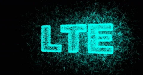 Computer generated, LTE connectivity technology animation, alpha channel Stock Footage 102453305