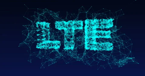 Computer generated, LTE connectivity technology animation Stock Footage 106086193
