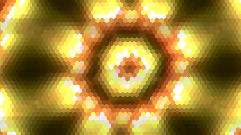 Computer generated pixelated warm colors multi-colored retro sci-fi background. Stock Footage 221650471