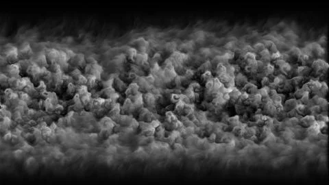 Computer generated realistic background of dense smoke, 3D render abstract dense Stock Illustration