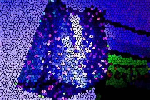 COMPUTER GENERATED REPEATED BEAUTIFUL EFFECTS ABSTRACT BACKGROUND 库存插图