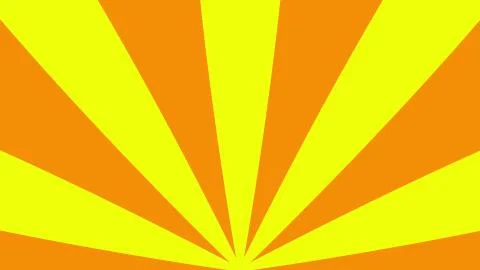 Computer generated retro background. 3d rendering of cartoon sunbeams on colour Stock Illustration