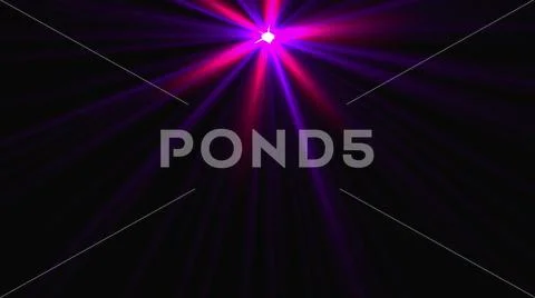 Computer generated shiny star with rotating beams of light. 3d ...