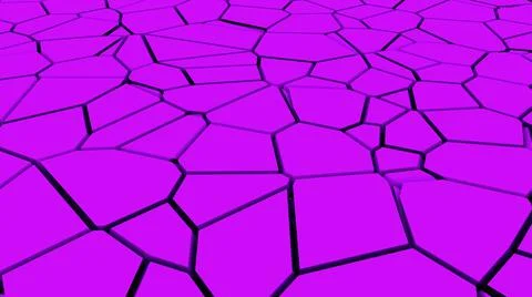 Computer generated surface with fractures. 3D rendering an earthquake effect イラスト素材