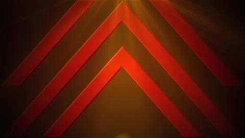 Computer generated technology backdrop. Big abstract arrows point up, 3D Illustrazione stock