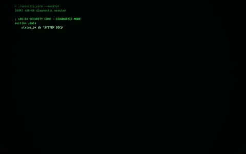 Computer generated terminal code on black screen Stock Footage 343802246