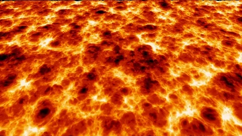 Computer generated video animation of lava Stock Footage 96072686