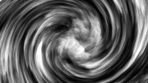 Computer generated vortex background of dense clouds. 3d rendering funnel of Stock Illustration
