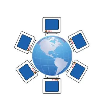 Computer generation Stock Illustration