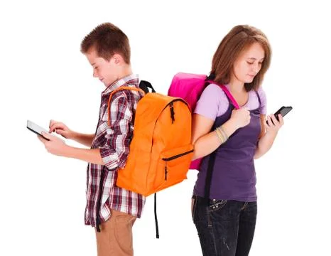 Computer Generation Teens Stock Photos