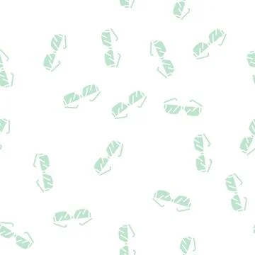 Computer glasses glyph seamless pattern 스톡 일러스트