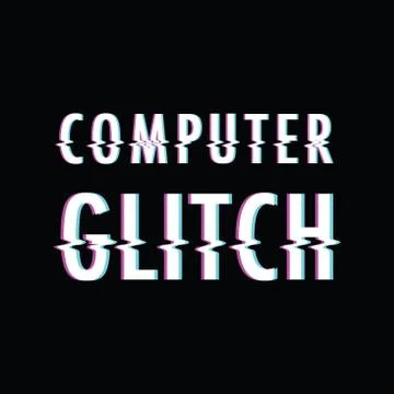 Computer glitch Stock-Illustration
