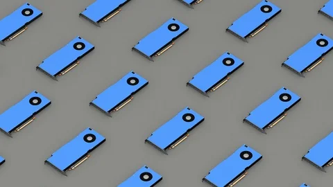 Computer GPU, Graphic Processing Unit card	 Stock Footage 102209707