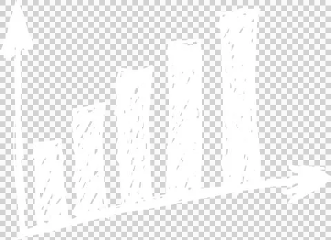 Computer graphic image of bar graph Illustrazione stock