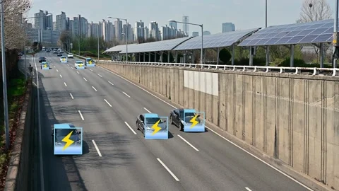 Computer graphic image of an electric Stock Video Pond5 - Main Image