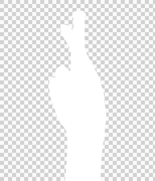 Computer graphic image of hand sign Stock Illustration