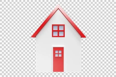 Computer graphic image of house Stock Illustration