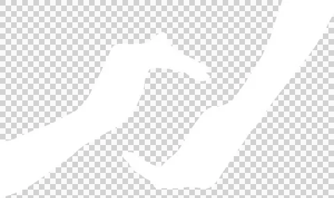 Computer graphic image of human hands Illustrazione stock