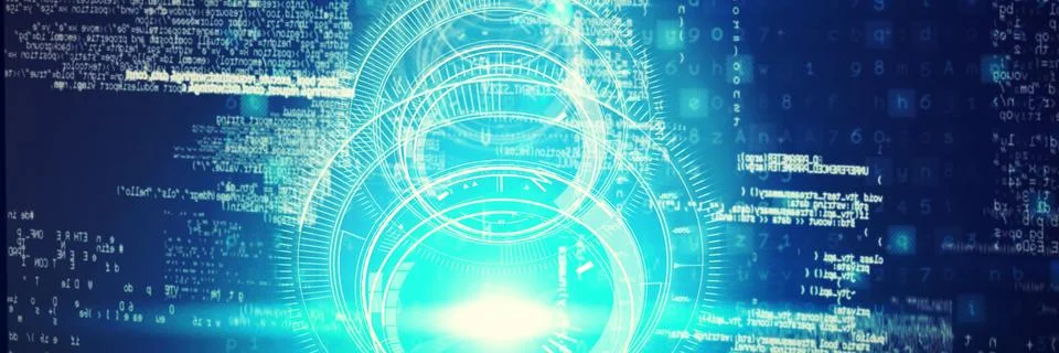 Computer graphic image of interface Stock Illustration