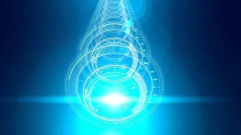 Computer graphic image of interface Stock Illustration