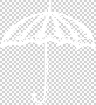 Computer graphic image of open umbrella Illustrazione stock