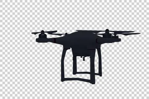 Computer graphic image of quadcopter Stock Illustration