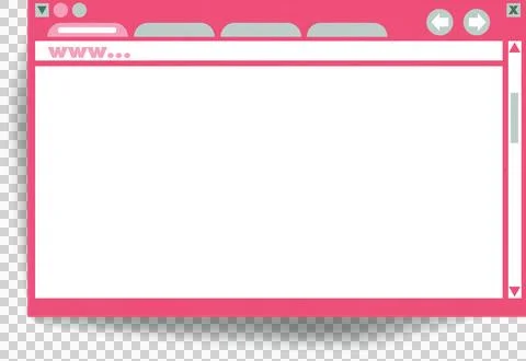 Computer graphic image of search engine interface screen Stock Illustration