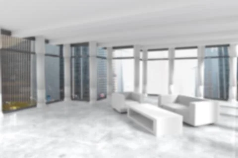 Computer graphic image of sofa and table Stock Illustration