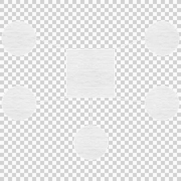 Computer graphic of molecular structure Stock Illustration