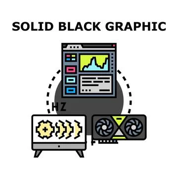 Computer graphic processing system optimizing performance concept Illustrazione stock