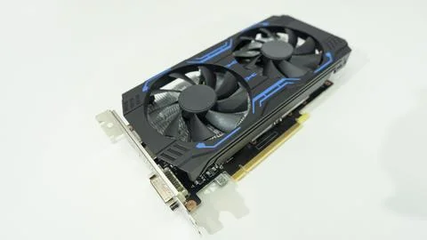Computer graphics card to increase graphics performance in games- 스톡 사진