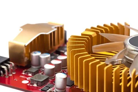 Computer graphics card Stock Photos