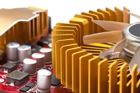 Computer graphics card Stock Photos