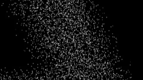 Computer graphics. Digital background with binary code add up to artificial Stock Footage 243663219