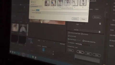 Computer graphics of the editor s work, animator. Work in the program for Stock Footage 132100625