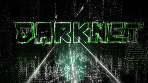Computer Graphics Of Green Word Darknet Created By Drawing Dots In Cyber Space Stock Footage 263243581