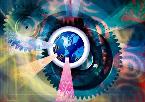 Computer Graphics Stock-Illustration