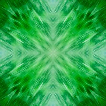Computer graphics, illustration - a square pattern, kaleidoscope in different Stock Illustration