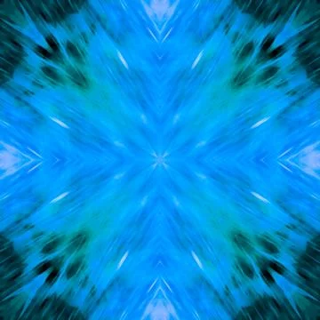 Computer graphics, pattern - kaleidoscope, seamless surreal magical texture i Stock Illustration